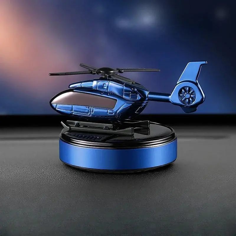 Дифузор ефірних олій Вертоліт ароматизатор для автомобіля (Синій) - фото 2