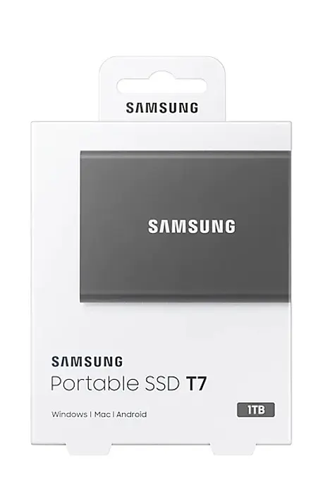 Накопичувач зовнішній SSD 4TB Samsung T7 Titan Gray (MU-PC4T0T/WW) - фото 8