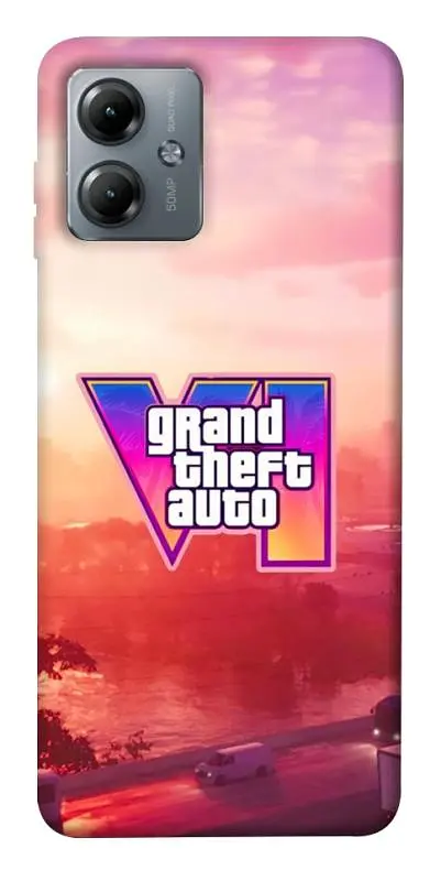 TPU чохол Demsky GTA VI Vice City для Motorola Moto G14