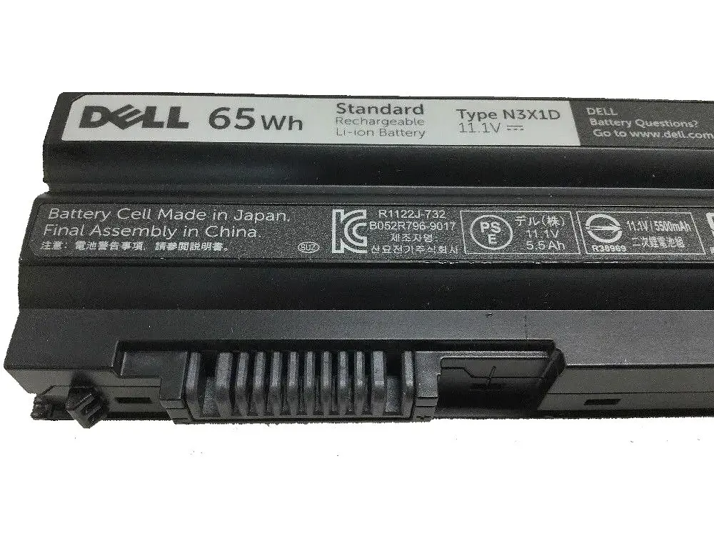 Акумулятор для ноутбука Dell Inspiron 5420 5520 7520 7720 Vostro 3460 3560 Latitude E5420 E5520 E6420 E6430 N3X1D - фото 2