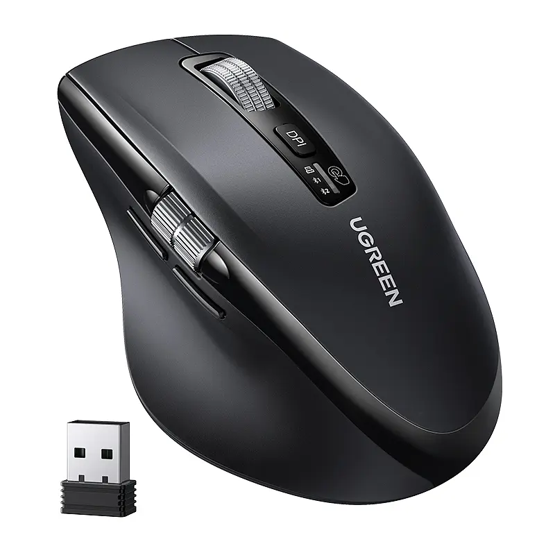 Маніпулятор миша бездротова UGREEN M751 Multi-mode Wireless Mouse Black (UGR-45792) - фото 3