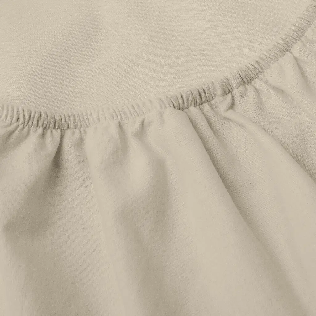 Простирадло фланель на резинці для коляски та люльки Cosas Almond 40х80х5 см (Flannel_62Almond_FittedStroller_40х80) - фото 2