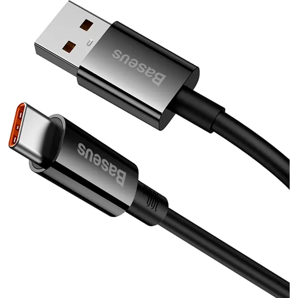 Кабель Baseus Superior Series Fast Charging USB-А to USB-С 2m Black (CATYS-A01) [106113] - фото 2