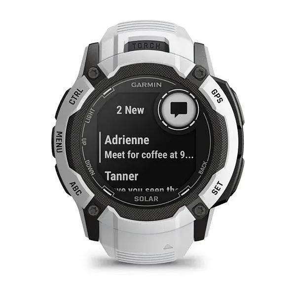 Смарт-часы Garmin Instinct 2X Solar Whitestone (010-02805-14/04) - фото 7