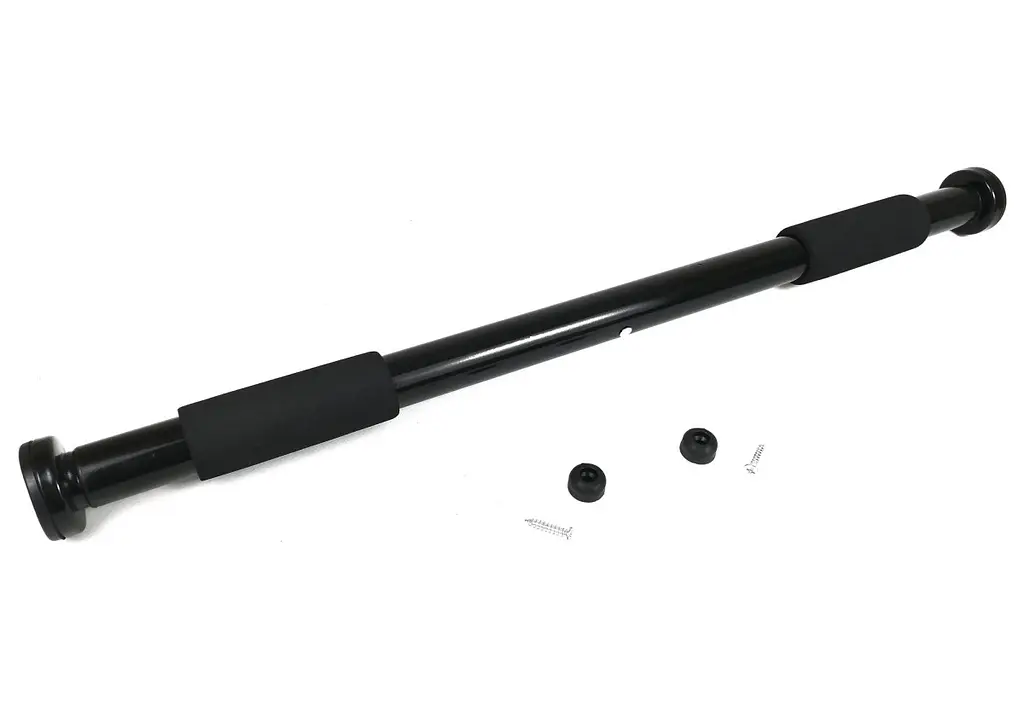 Розсувний розпірний турнік EasyFit 83-130 см Чорний (EF-1633-3)