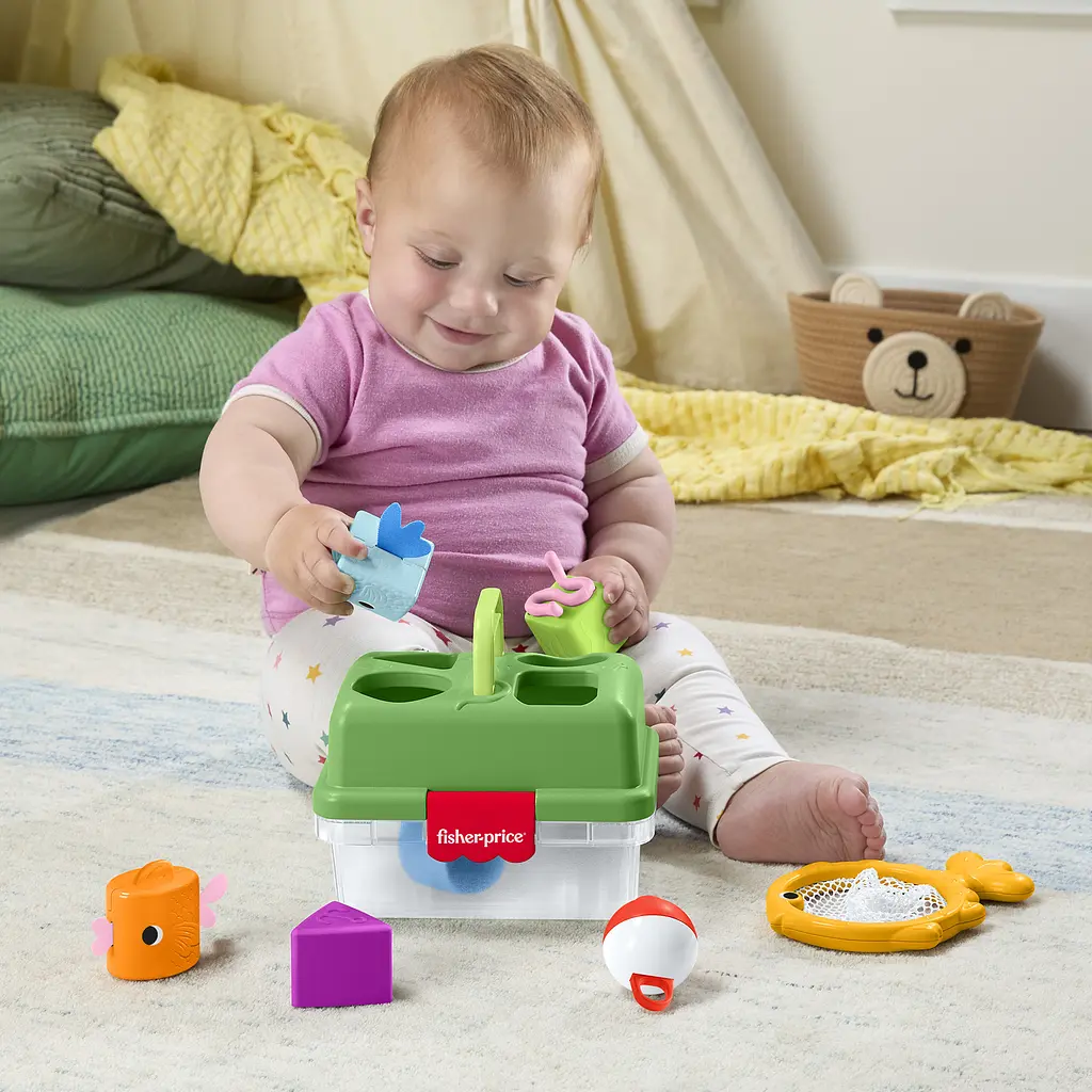 Игрушка-сортер Fisher-Price Маленький рыбак (JLB85) - фото 12