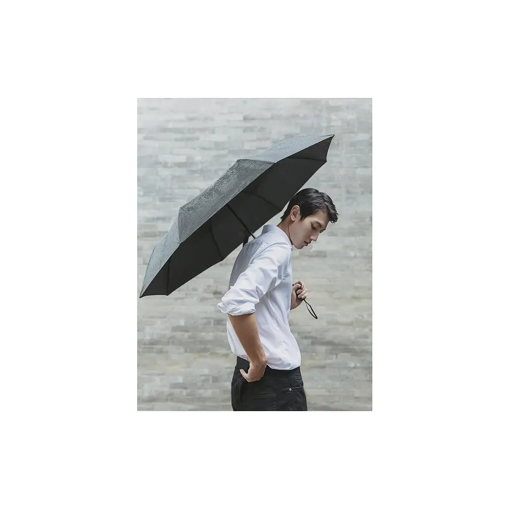 Парасоля Xiaomi RunMi Super Portable Automatic Umbrella Black (6941413204217) - фото 6