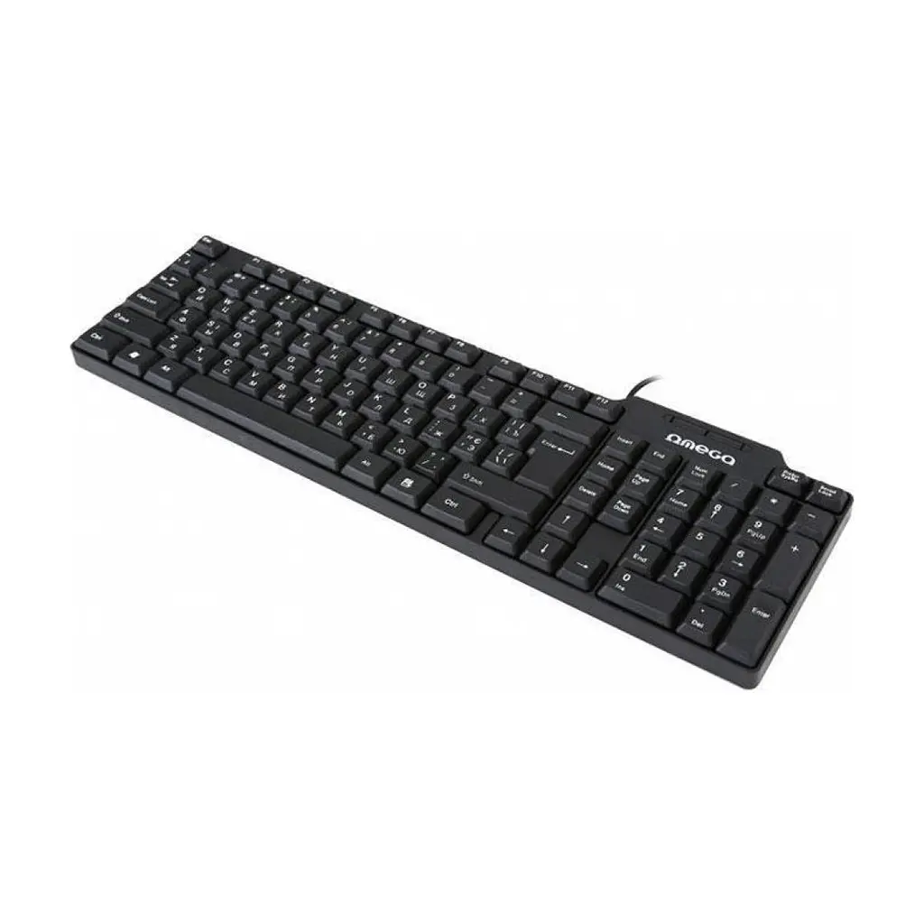 Клавіатура Omega OK-05 Cyrillic Version USB Black (OK05TRU) - фото 3