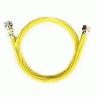 Шланг для газа Eco-Flex Супер из нержавеющей стали ПВХ-покрытие d 12 1/2" ВВ 80 см 30412 - фото 2