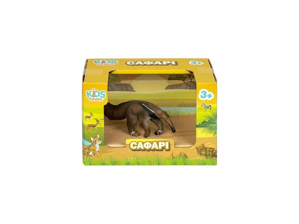 Фігурка KIDS TEAM ANIMALS тварини "Сафарі" Q9899-A50 Мурахоїд - фото 3