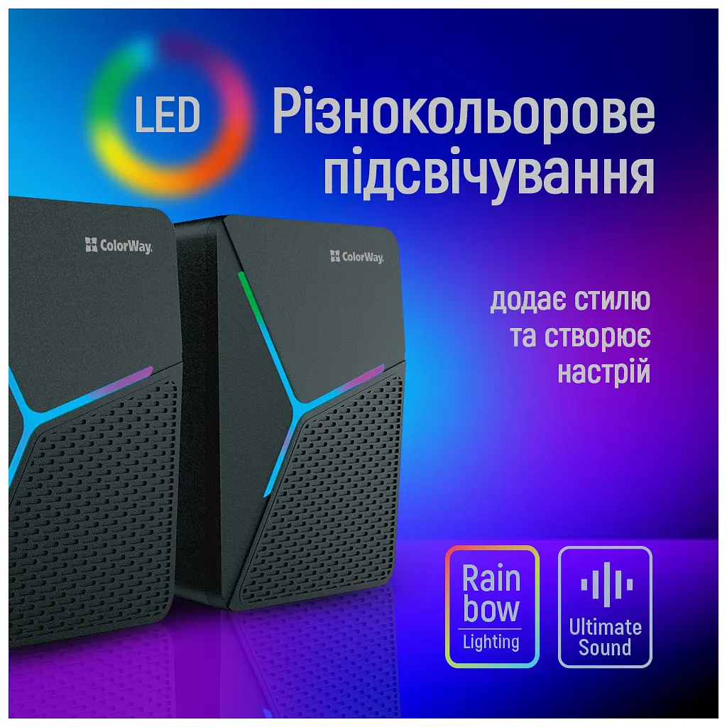 Акустична система ColorWay CW-SPU01BK Black (CW-SPU01BK) - фото 7
