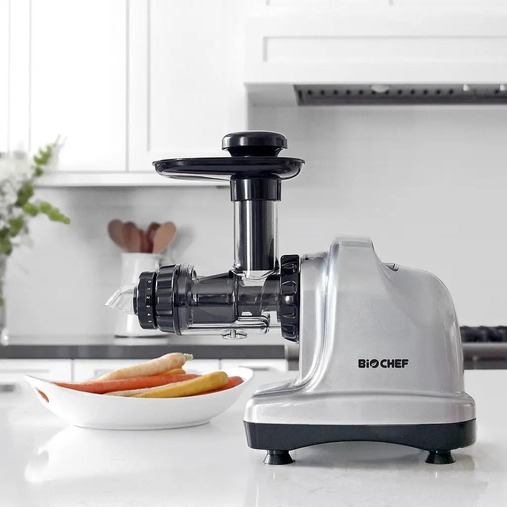 Соковыжималка BioChef Axis Cold Press Juicer серебро - фото 7