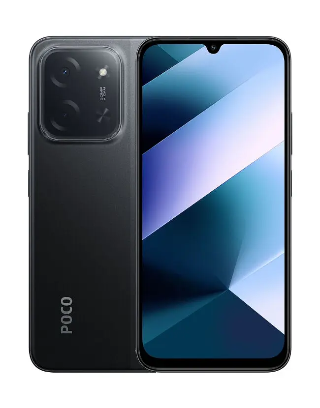 Смартфон POCO C85 6/128GB Black EU (adapter)