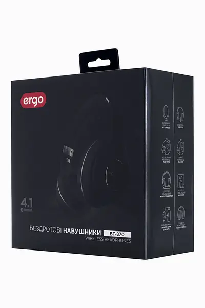 Гарнітура Ergo BT-870 Black (BT-870 Black) - фото 7