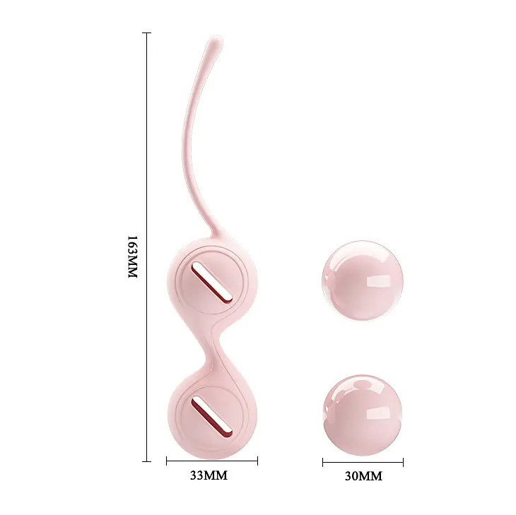 Вагінальні кульки Pretty Love Kegel Tighten Up I рожеві - фото 5