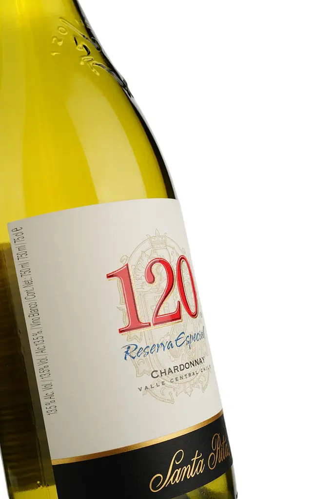 Вино Santa Rita 120 Chardonnay Reserva Especial D.O., белое, сухое, 13,5%, 0,75 л - фото 3