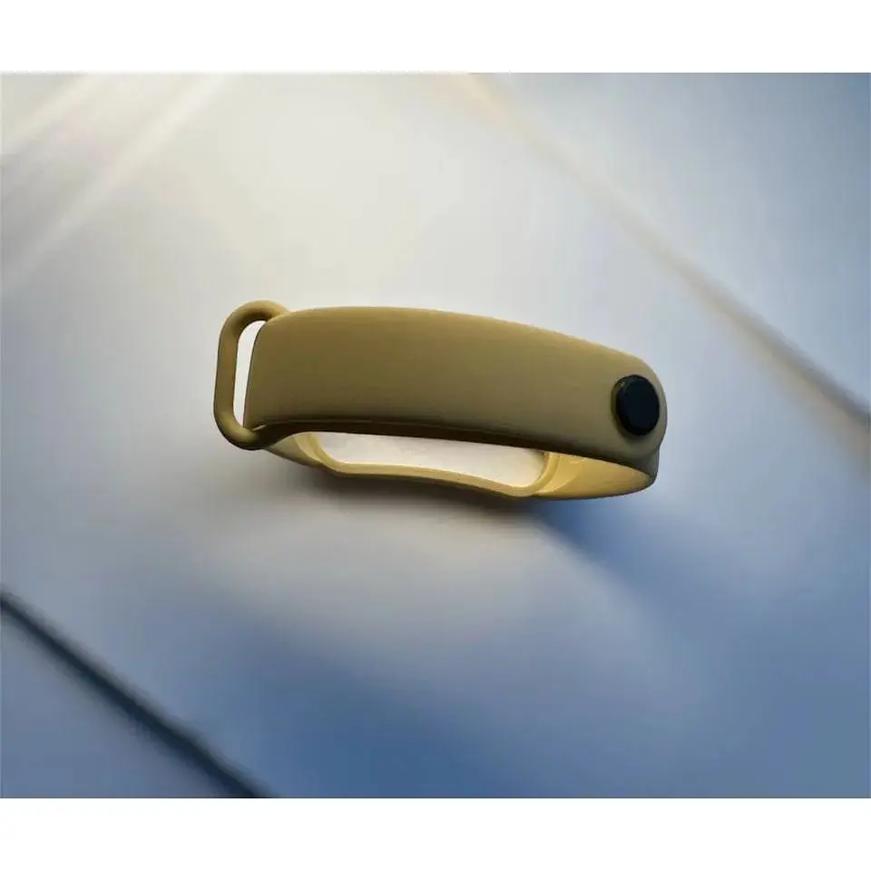 Силіконовий ремінець BeCover для Xiaomi Mi Smart Band 5 / Mi Smart Band 6 Plombir (710493) - фото 3