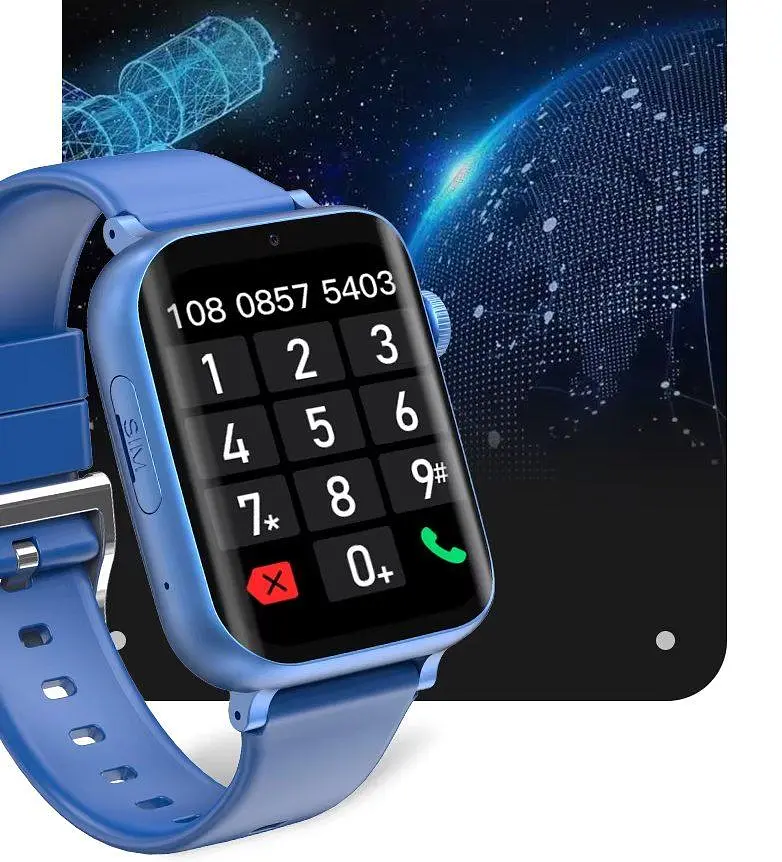 Дитячий смарт годинник-телефон Lemfo T15 на Android з 16GB пам’яті, 4G SIM-картою, GPS трекером, YouTube, TikTok, WhatsApp, Instagram, камерою та відеодзвінками Фіолетовий - фото 6