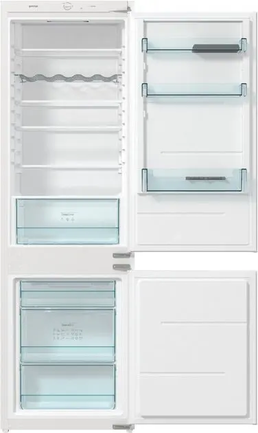 Вбудований холодильник з морозильною камерою Gorenje NRKI4182E1 2 двері 180(68) л А+ NF+ білий (NRKI4182E1) - фото 2
