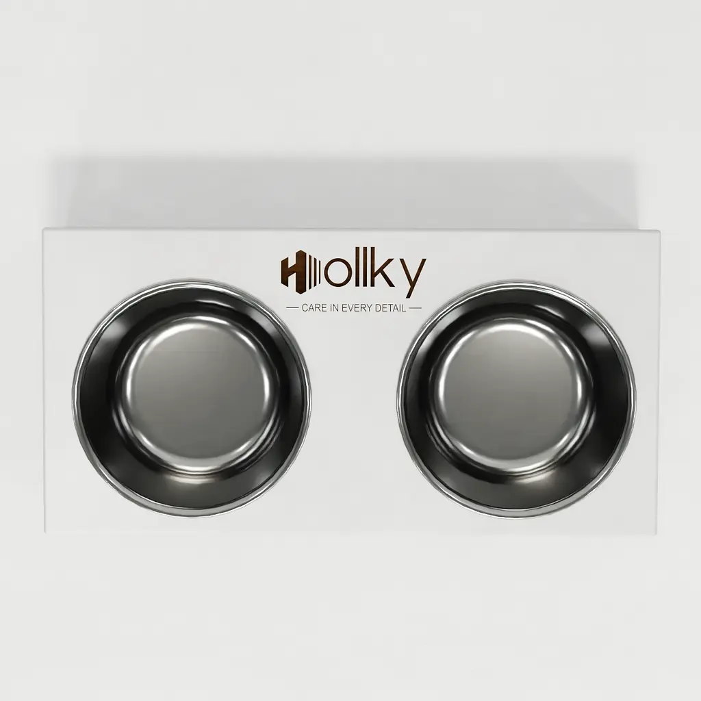 Hollky Base S — миски на підставці для маленьких собак та котів (2 × 0,45 л) - фото 4