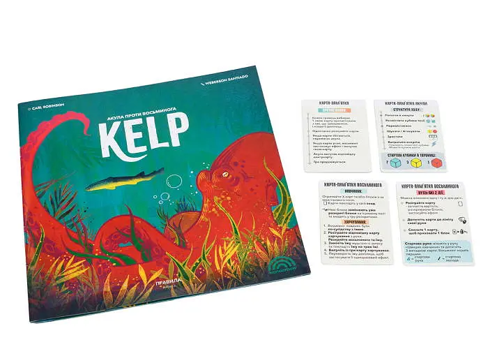 Настільна гра Ігромаг Kelp: Акула проти Восьминога (Kelp: Shark vs Octopus) (укр.) (8089) - фото 5