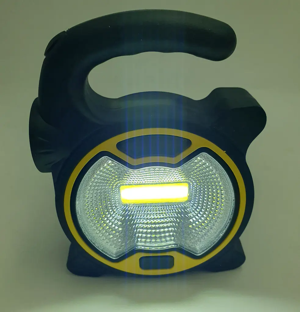Світлодіодний ручний LED ліхтар на батарейках 3*АА з боковою лампою COB прожектор світильник 14см TY-915 - фото 8