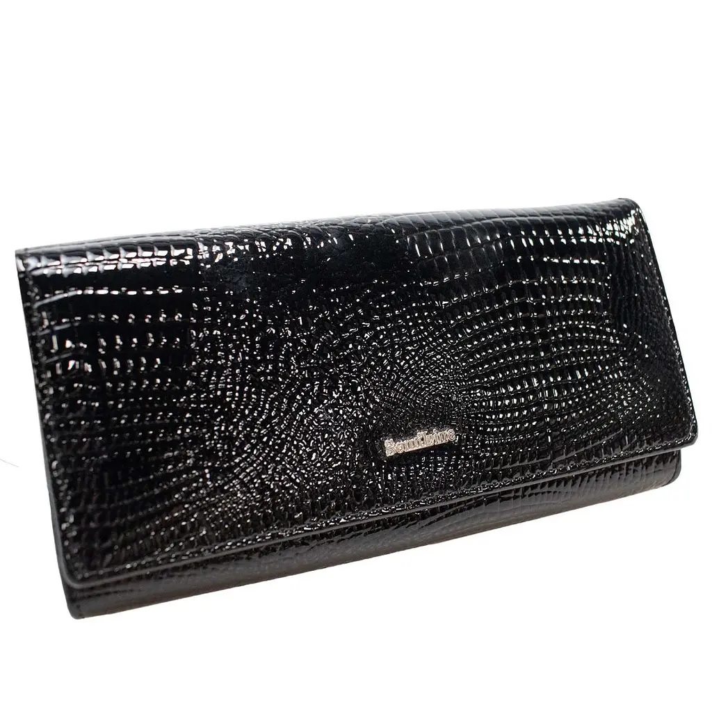 Гаманець жіночий шкіряний Semi Line RFID Black (P8228-0) - фото 4