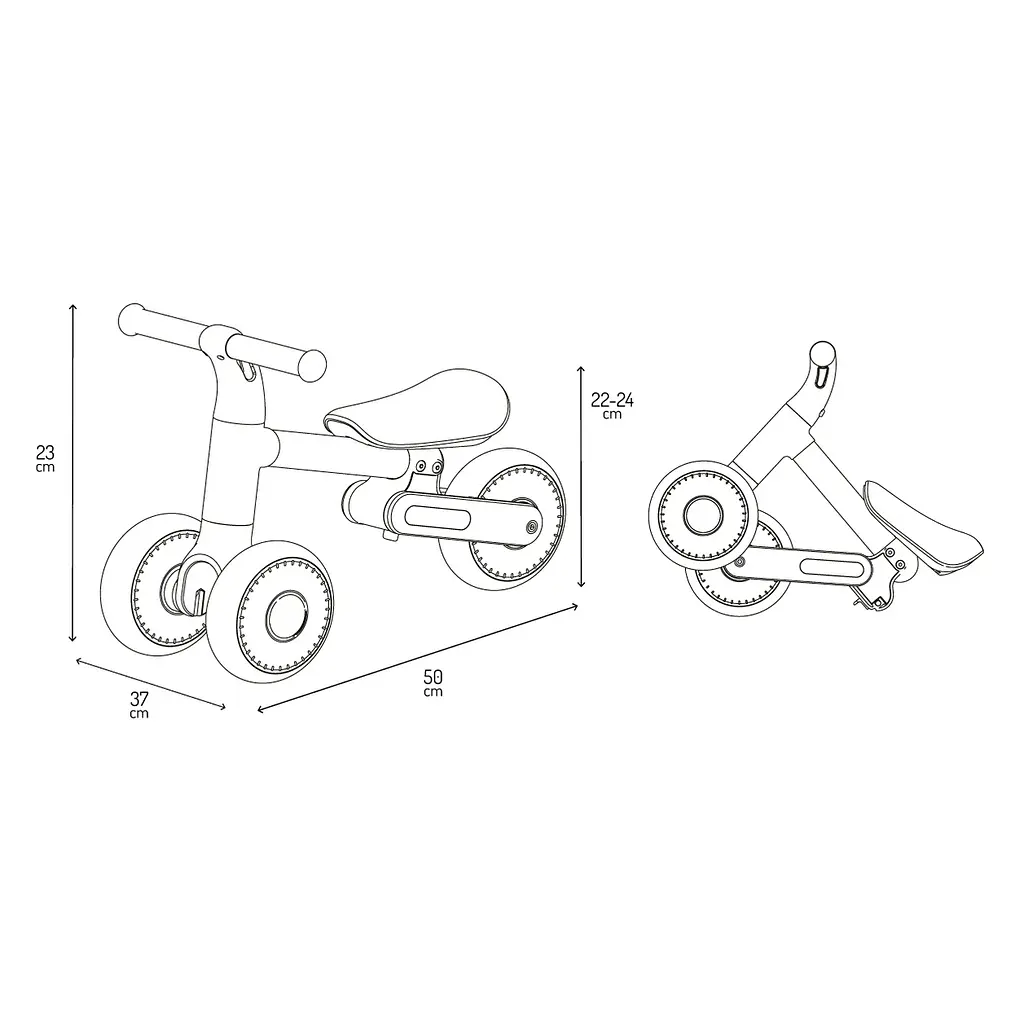 Беговел-каталка MoMi DEX beige (ROBI00072) - фото 7