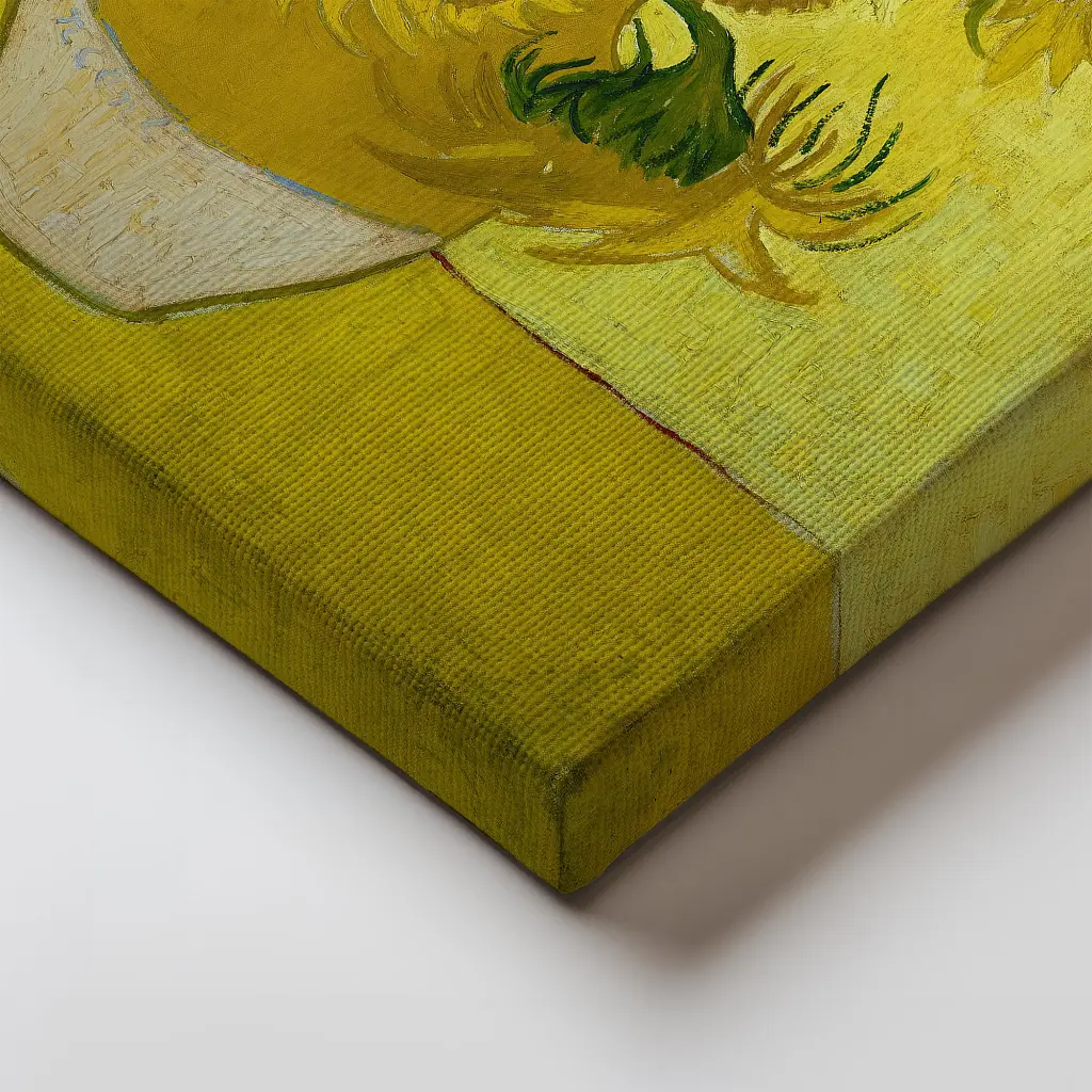 Інтер'єрна картина Соняшники, Вінсент ван Гог, Vincent van Gogh, Sunflowers, інтер'єрний декор, 80×60 см (id6654) - фото 4