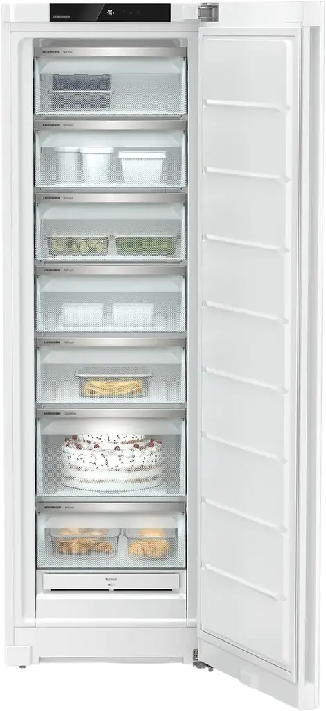 Liebherr Морозильна камера, 185.5x59.7х67.5, 271л, 1дв., A+, NF, дисплей внутр., білий - фото 5