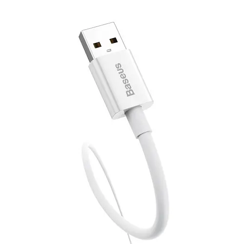 USB кабель Baseus Superior Series Fast Charging Cable USB to Type-C 100W 1.5m білий P10320102214-02 - фото 5