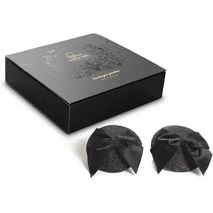 Пестіс Bijoux Indiscrets Burlesque pasties Glitter And Bow - фото 3
