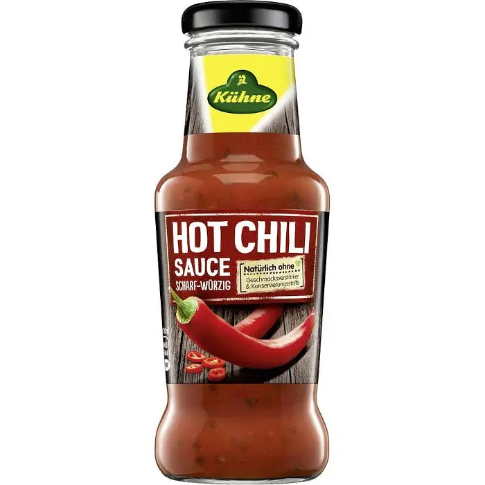 Соус Kuhne Hot Chili Scharf-Worzig гострий чилі 250 мл