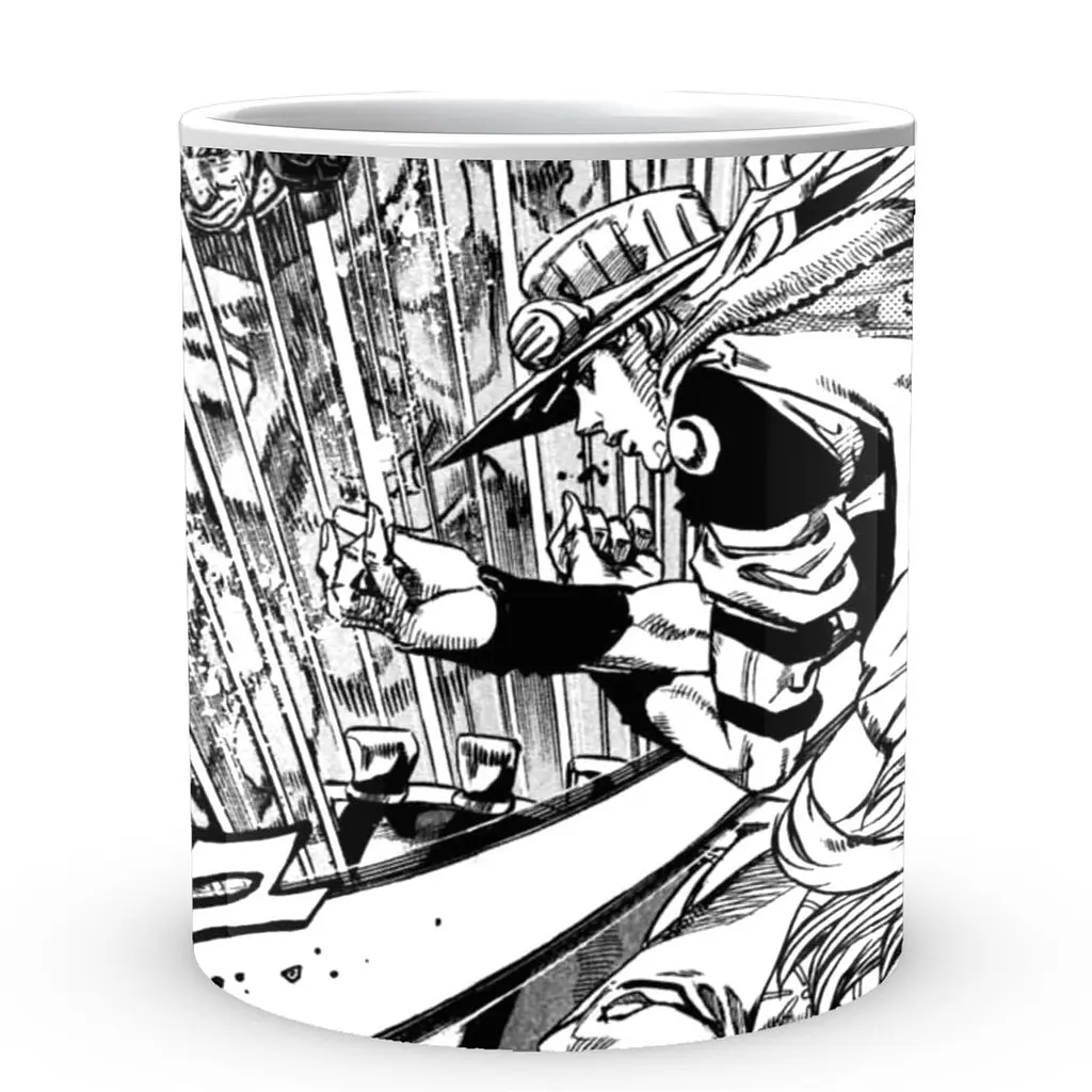 Кружка GeekLand JoJo's Bizarre Adventure Невероятные приключения ДжоДжо:Гонка стальной шар JJSBR 11 330 мл белая - фото 2