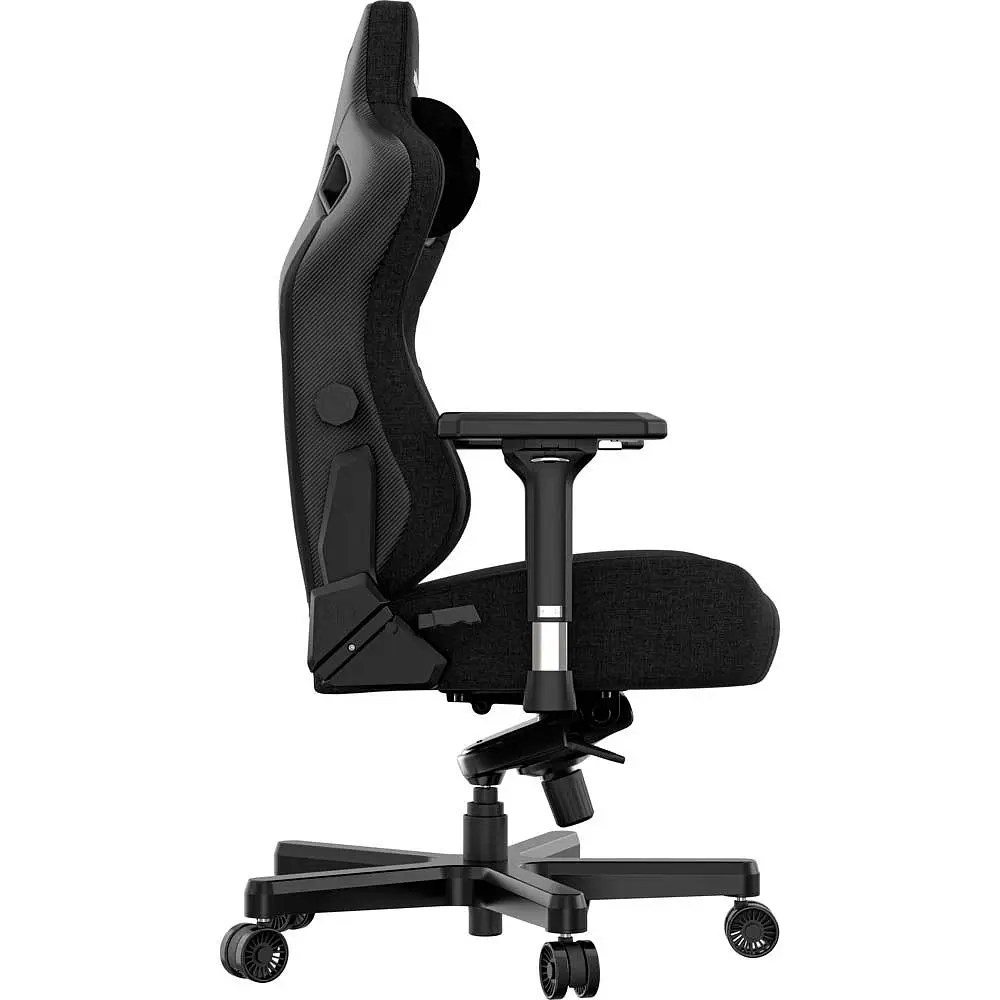 Кресло для геймеров Anda Seat Kaiser 3 Size XL Fabric Black (AD12YDC-XL-01-B-CF) - фото 2