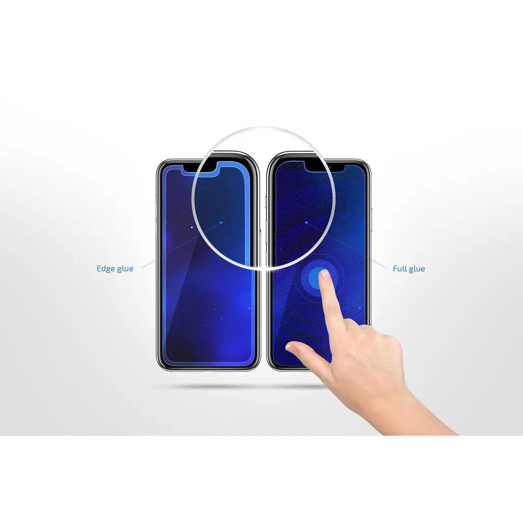 Скло захисне 2E iPhone 15 Pro 2.5D FCFG black (2E-IP-15P-6.1-SMFCFG-BB) - фото 2