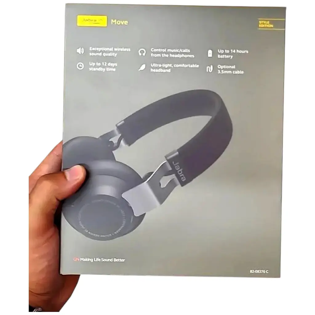 Беспроводные наушники Jabra Hi-Fi Move Titanium black Bluetooth гарнитура черный - фото 7