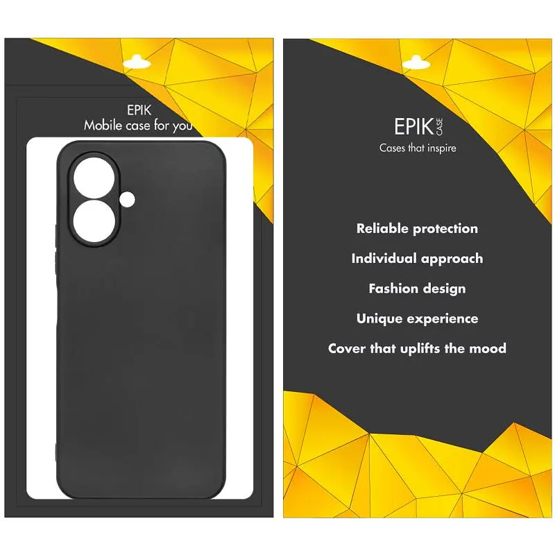 Чехол TPU Epik Black Full Camera для TECNO Spark Go 2 (KM4) - фото 3