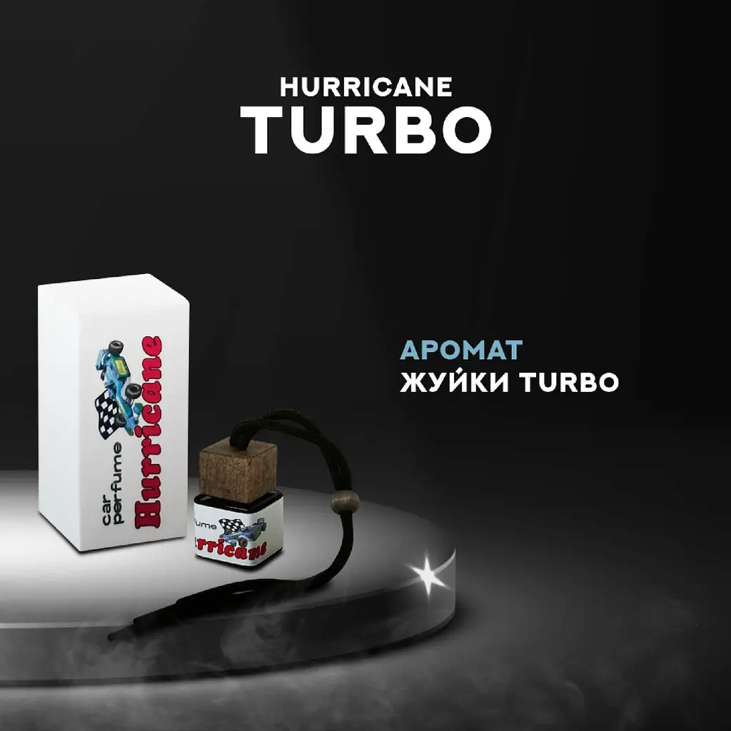 Ароматизатор автомобільний Hurricane Mirror car Turbo (Аромат жуйки турбо) - фото 3