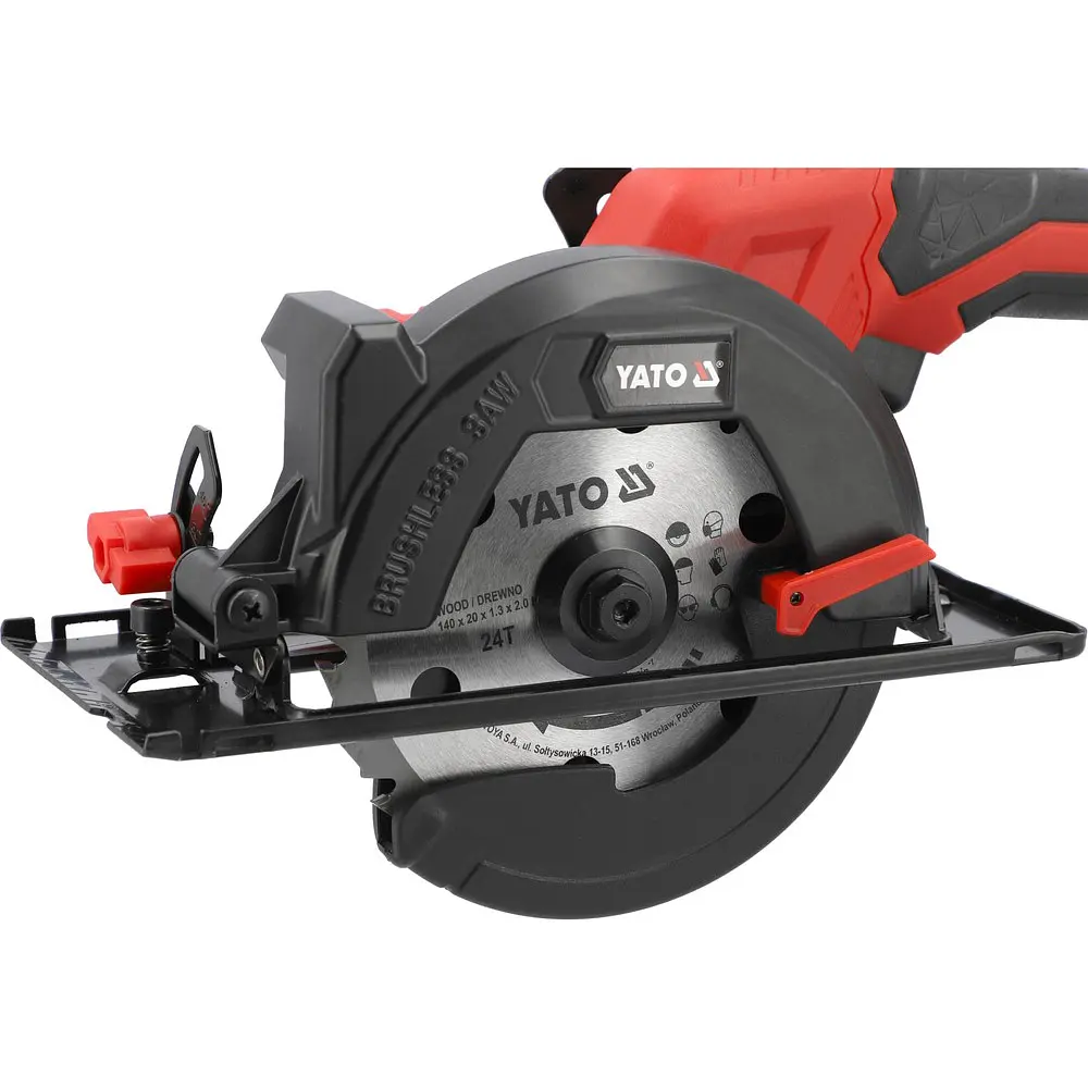 Пила дисковая Yato аккумуляторная Li-Ion 18 В (YT-828118) - фото 4
