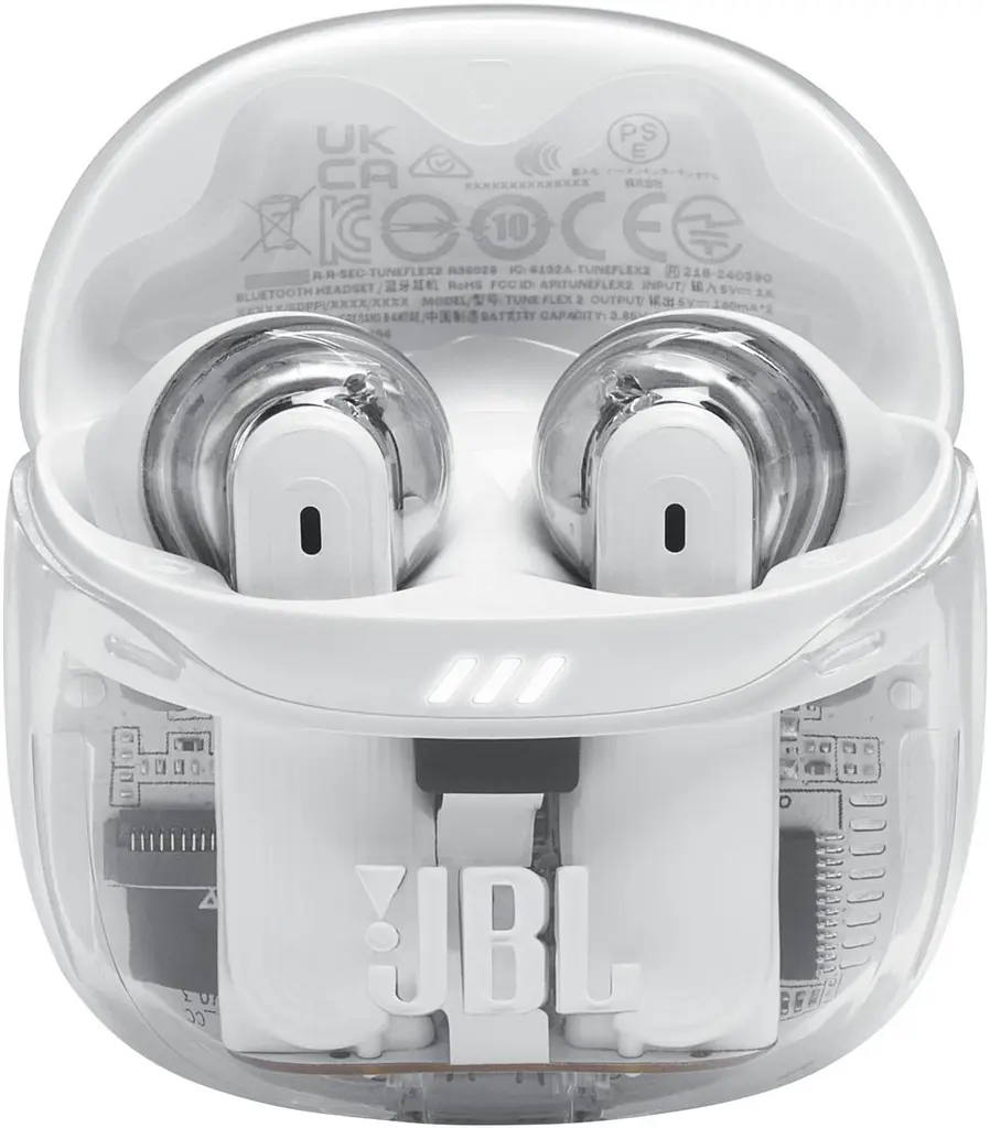 Навушники JBL TWS Tune Flex 2 Ghost White (JBLTFLEX2GWHT) - фото 2