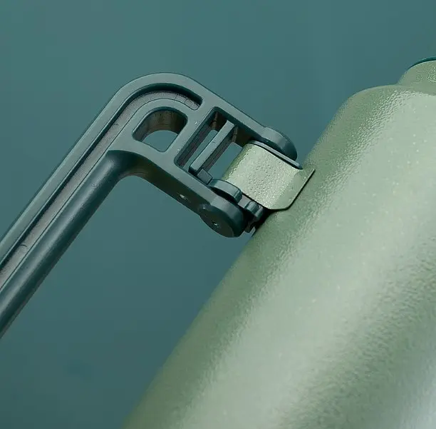Термос OldBro с ручкой 304 Stainless steel ударопрочный зеленый 1.3 л - фото 6