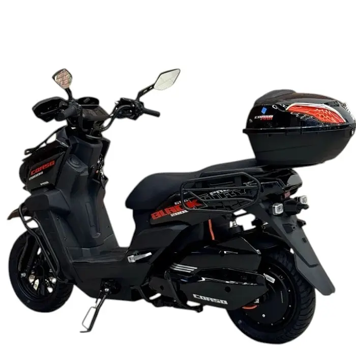 Электроскутер Двухместный Corso BlackFury (2800W, 72V/42Ah) Литий-железо-фосфатный аккумулятор Черный - фото 4