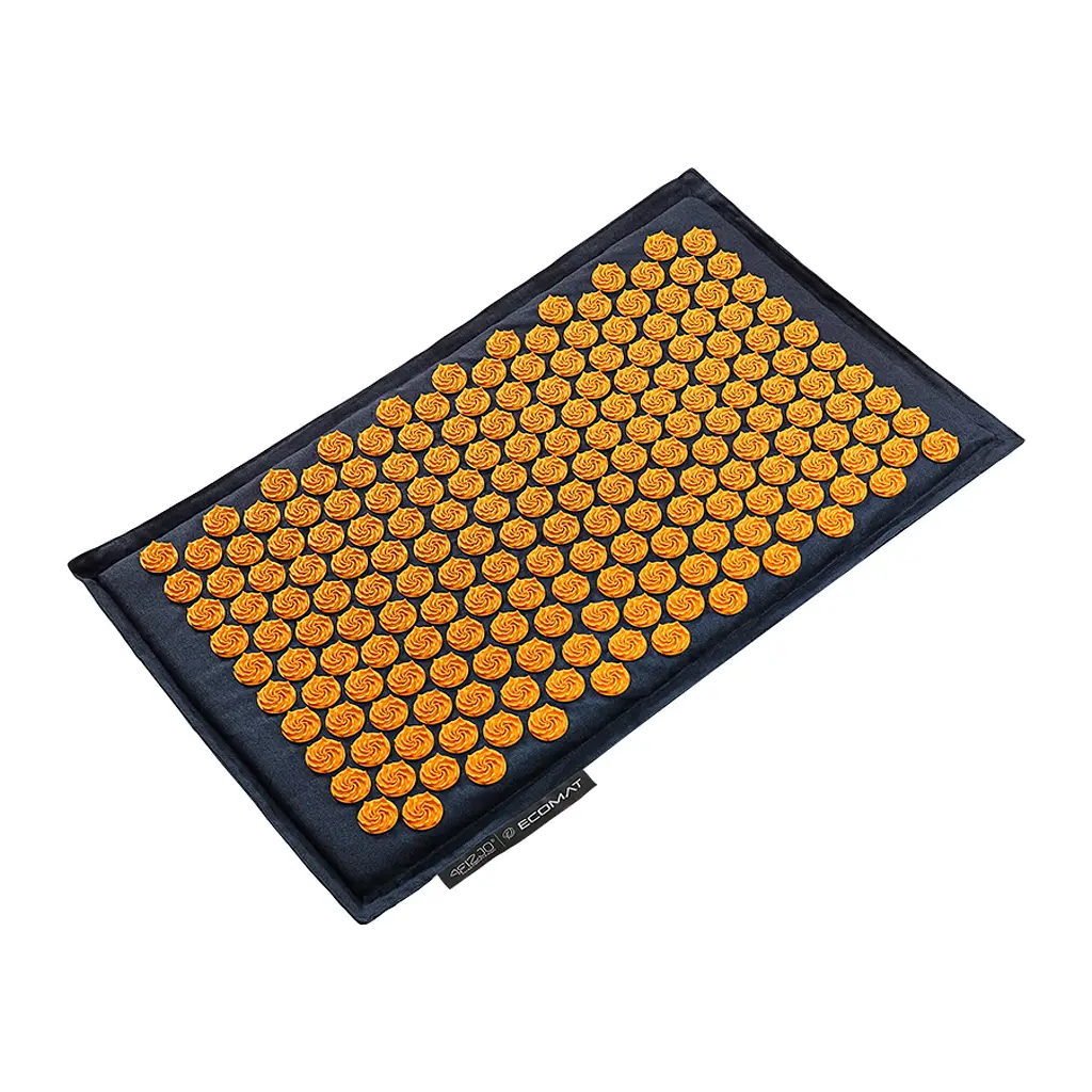 Килимок акупунктурний 4FIZJO Eco Mat Аплікатор Кузнєцова з подушкою 68 x 42 см Navy Blue/Orange 4FJ0229 (P-5907739312143) - фото 4