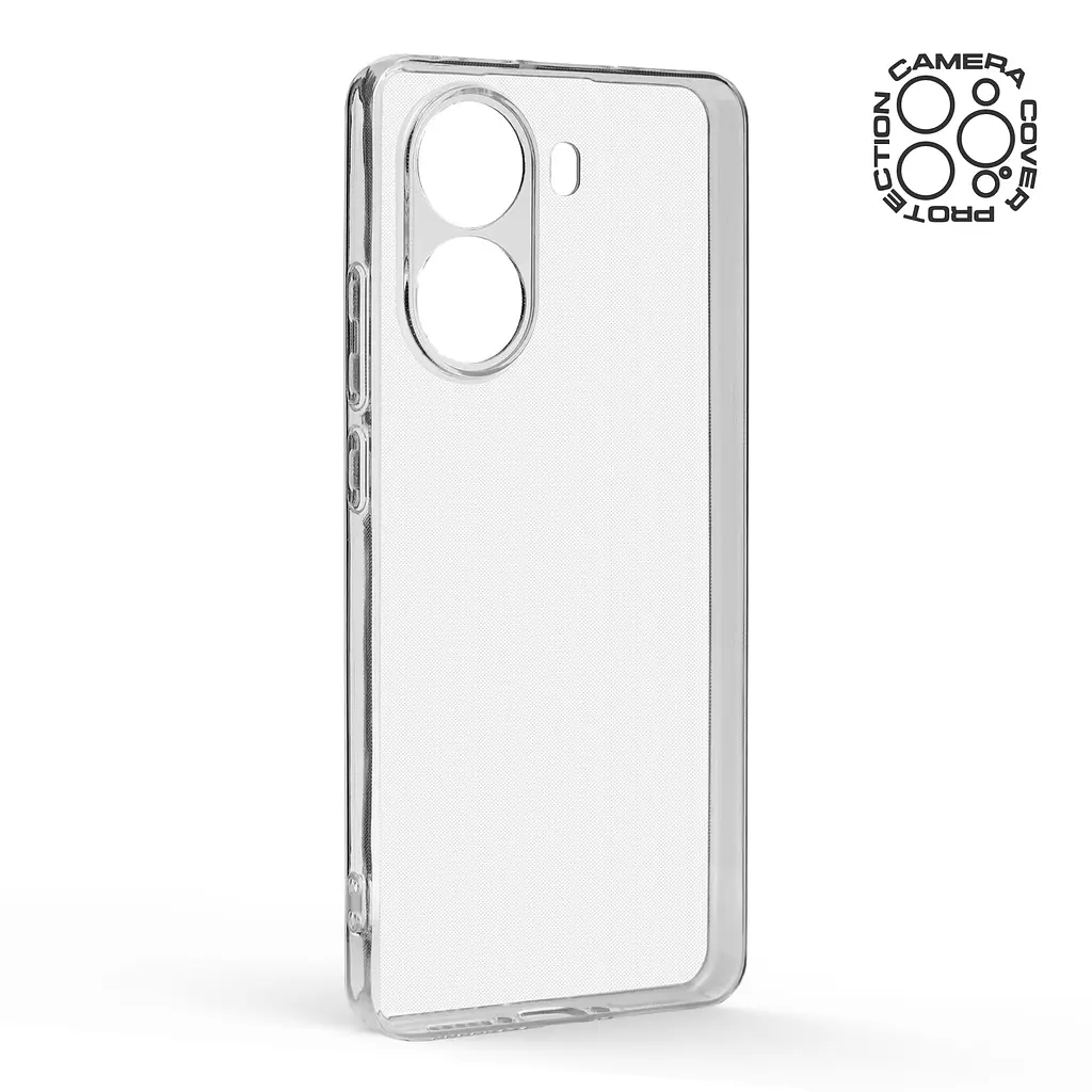 Прозрачный чехол для Xiaomi Poco X7 Pro 5G с защитой камеры, тонкий, силиконовый, бесцветный, ударопрочный, противоударный бампер с закрытой камерой, ArmorStandart (ARM82747) - фото 2