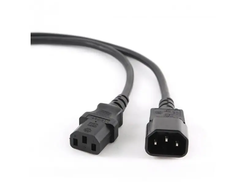 Кабель Cablexpert PC-189 (С13-С14), 3*0.5 мм кв., чорний, 1.8 м