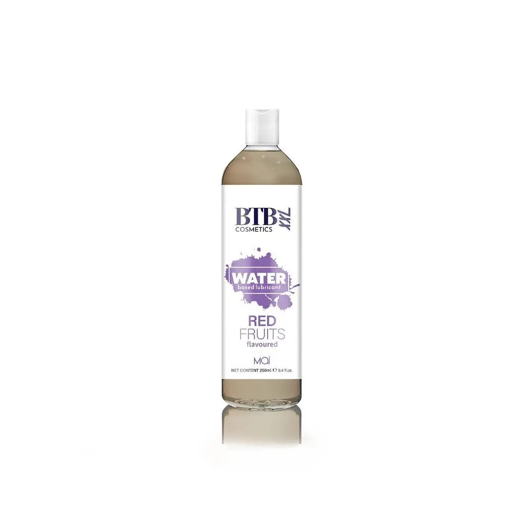 Змазка на водній основі BTB Flavored Red Fruits з ароматом червоних фруктів (250 мл) - фото 2