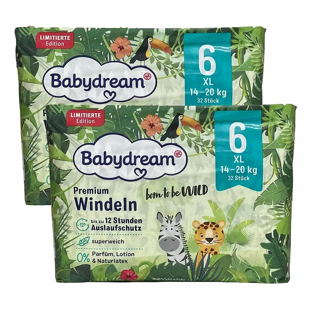 Підгузки Babydream Premium 6 (14-20 кг), 64 шт