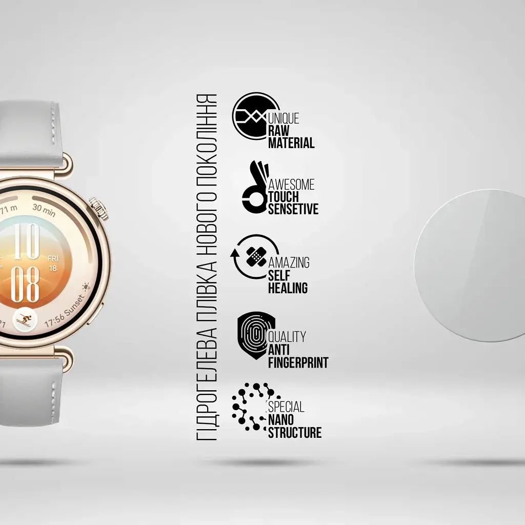 Плівка захисна Armorstandart hydrogel Huawei Watch GT 7 41mm 6 pcs (ARM94024) - фото 2