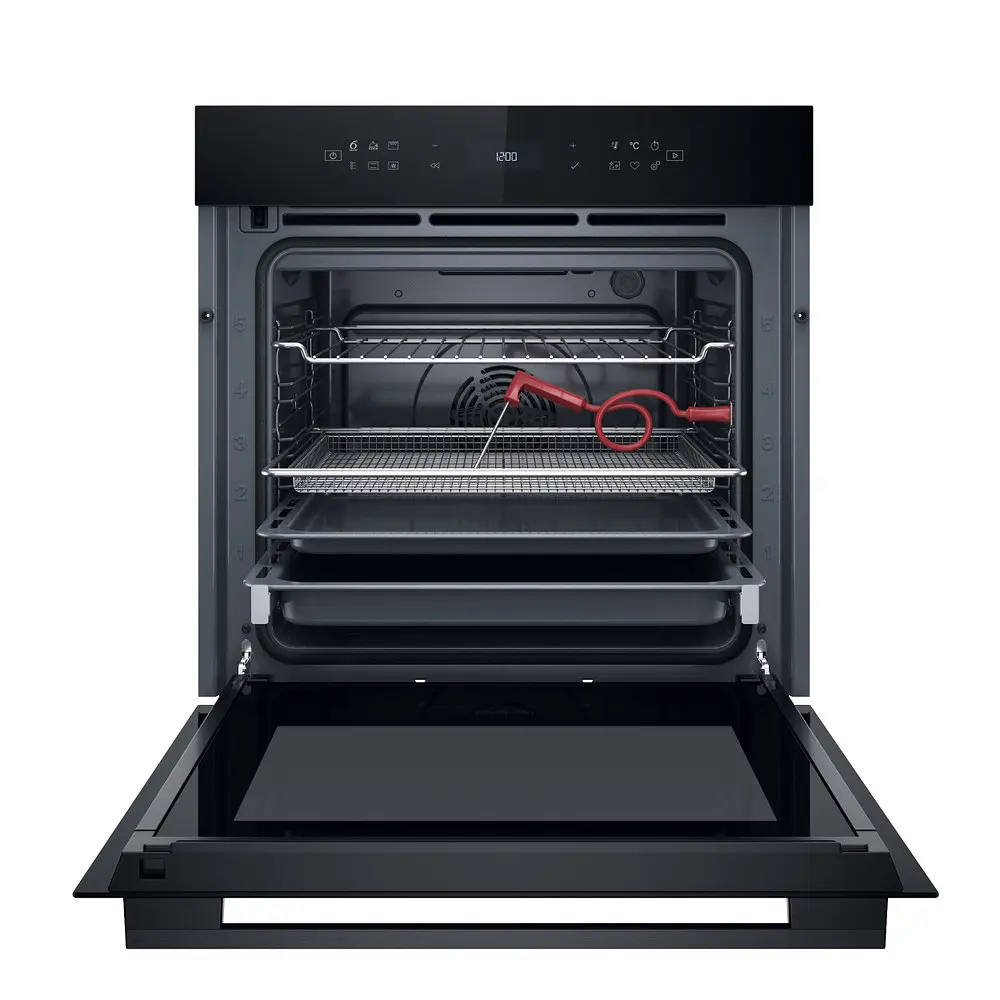 Whirlpool Духовий шафа Whirlpool електричний, 73л, A+, дисплей, конвекція, піроліз, телескопічні напрямні, чорний - фото 3